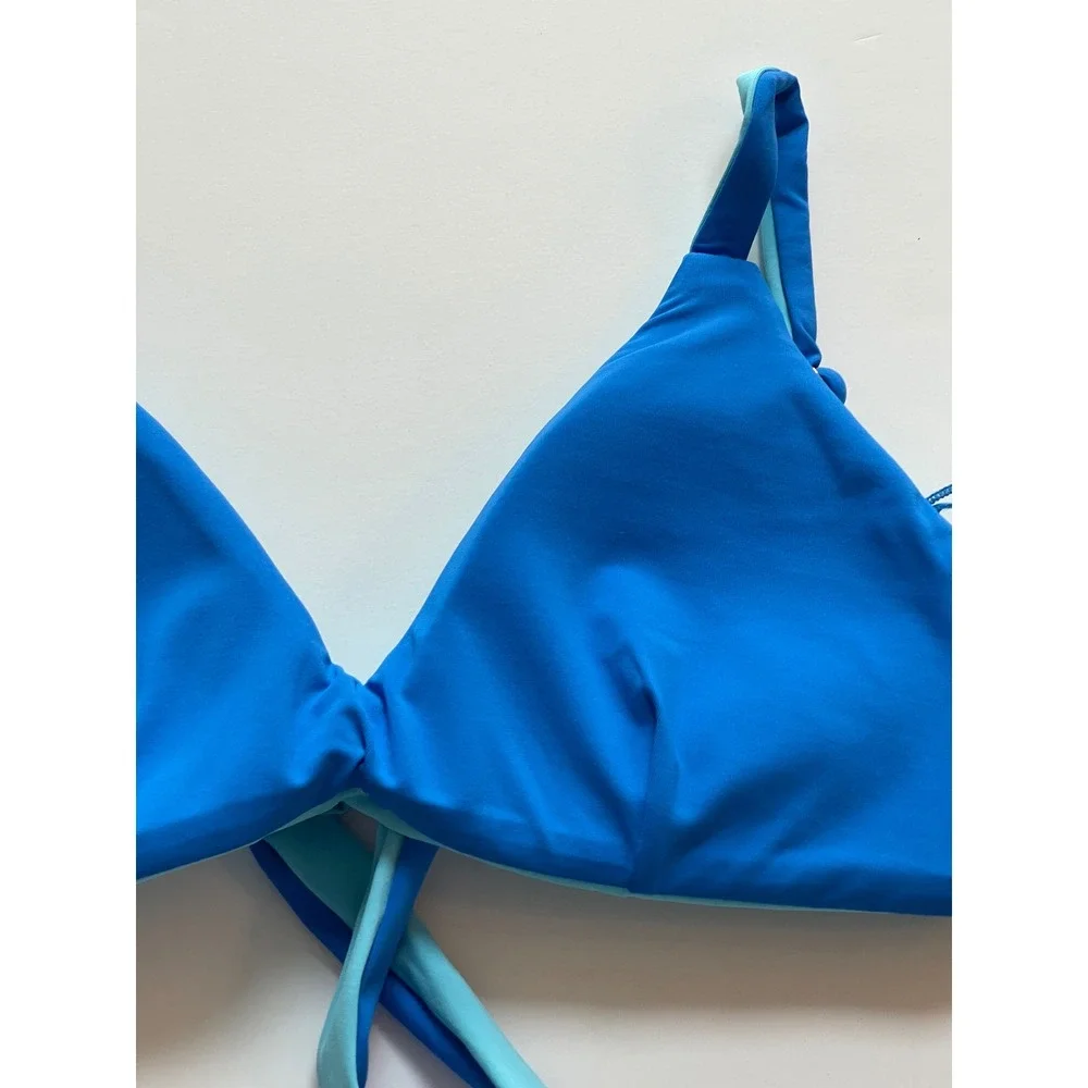 BECCA Audrey‎ Reversible Bralette Bikini Top Women's Size Medium